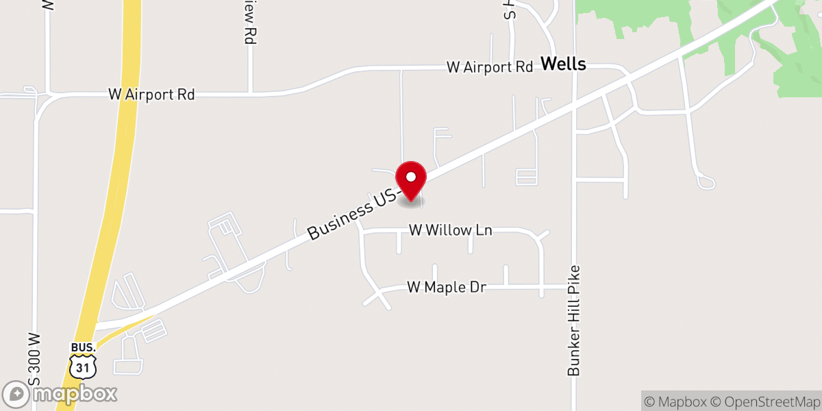 Map showing location of Westside Church of Christ of Peru