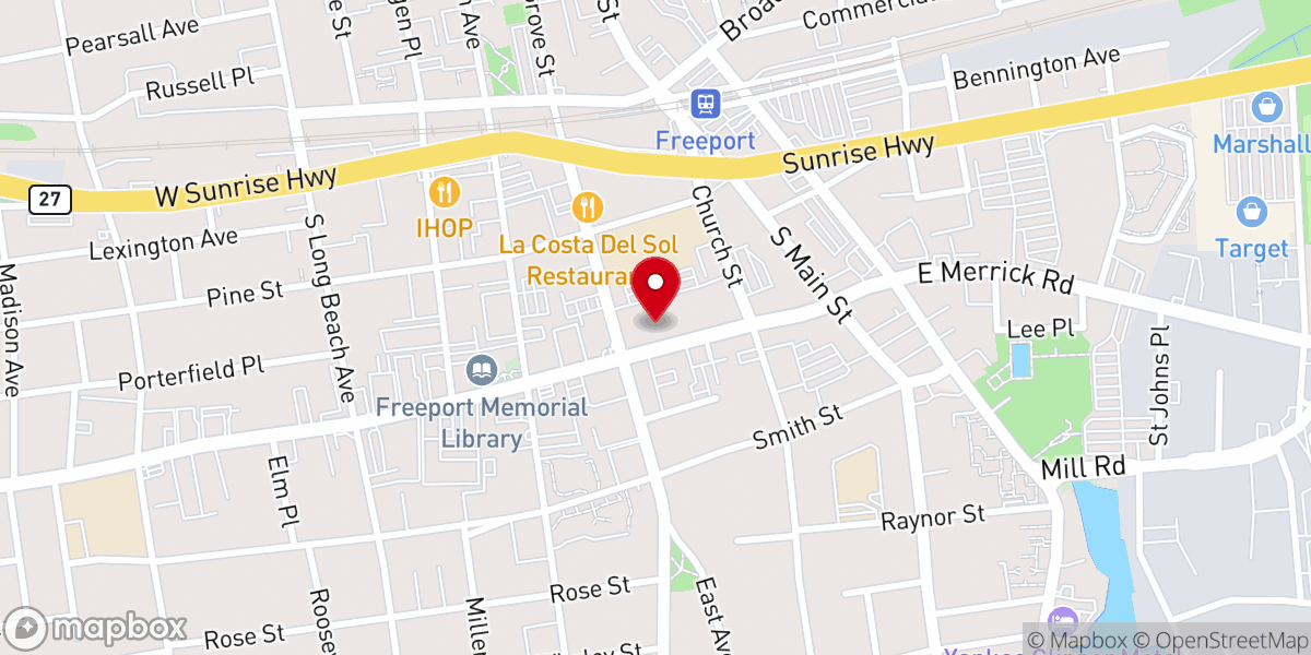 Map showing location of Iglesia de Dios de la Profecia Betel
