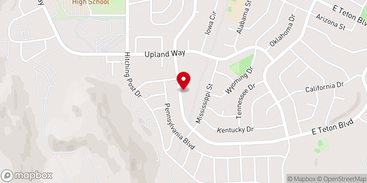 Map showing location of Green River Alliance Church
