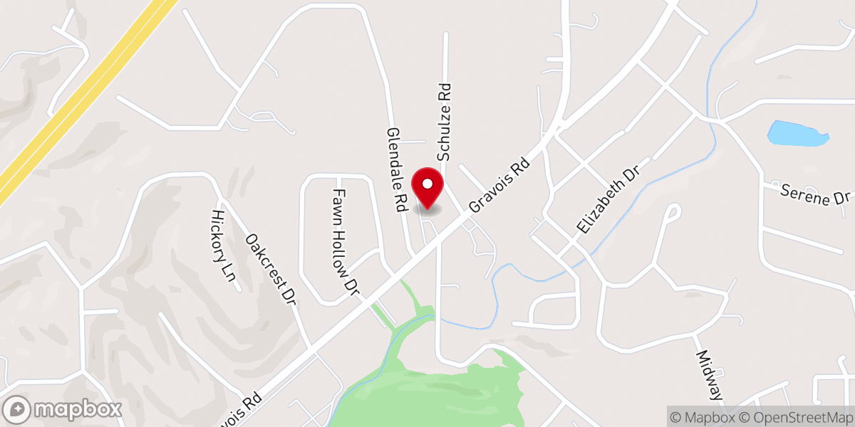 Map showing location of Southgate Church