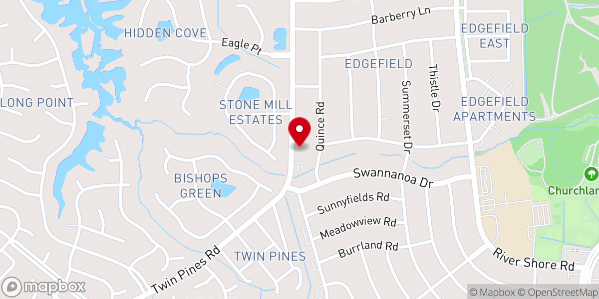 Map showing location of Churchland Assembly of God