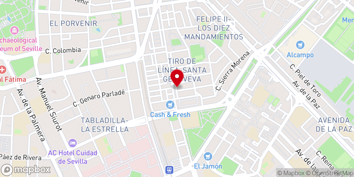 Map showing location of LA TARDEBUENA