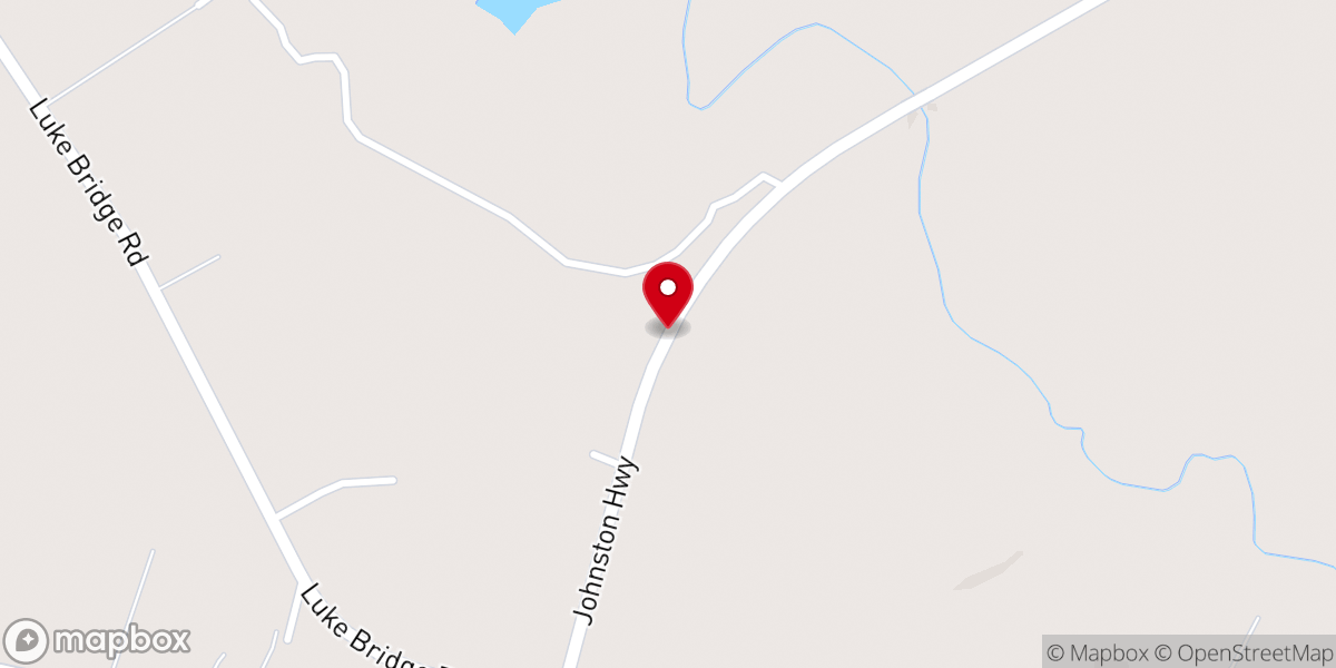 Map showing location of Eureka First Baptist Church