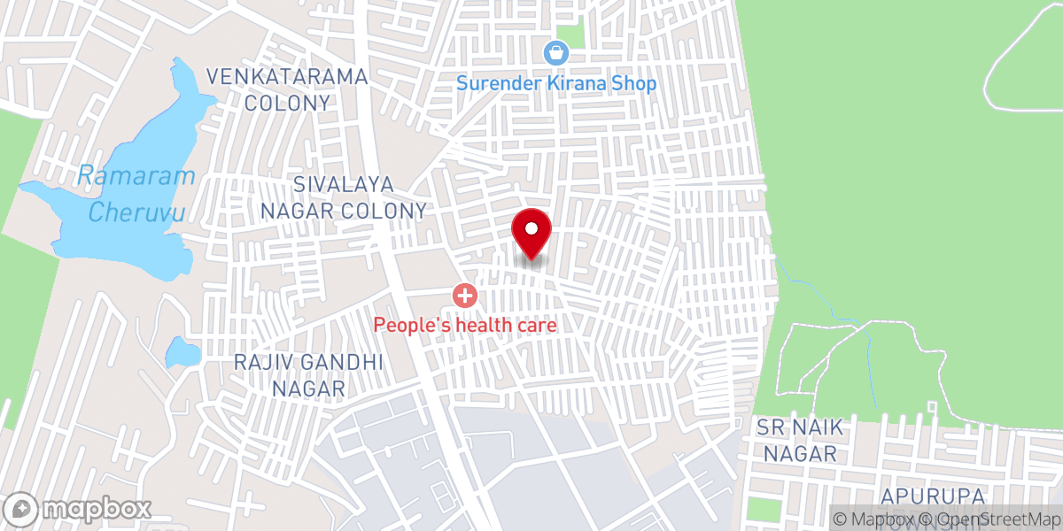 Map showing location of Emmanuel Ministries Hyderabad