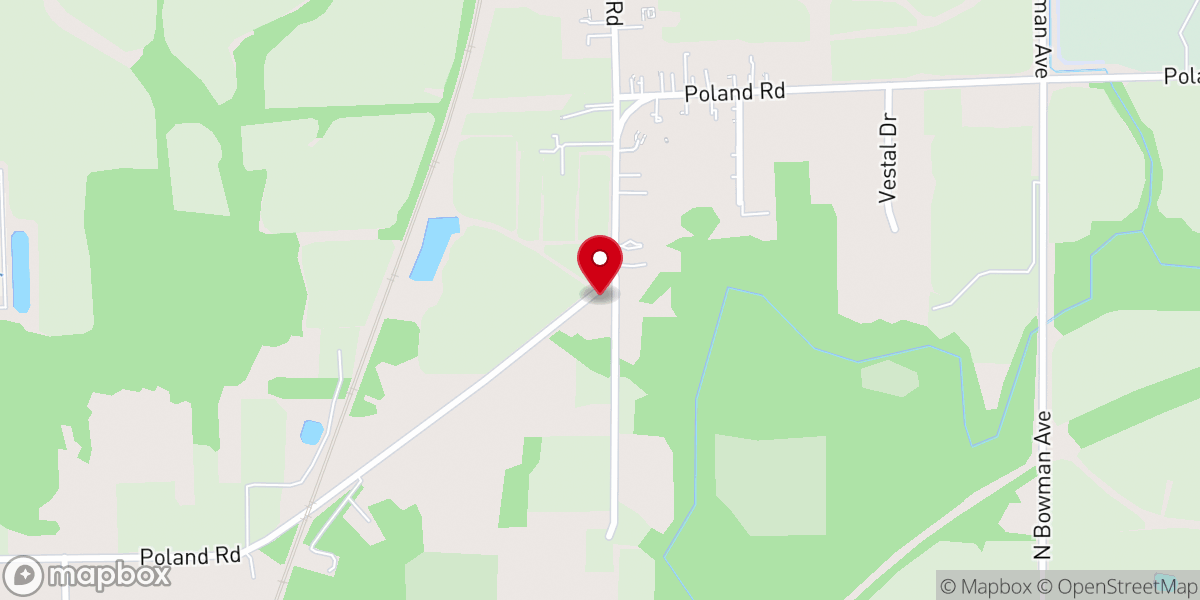 Map showing location of Farmers Chapel United Methodist Church