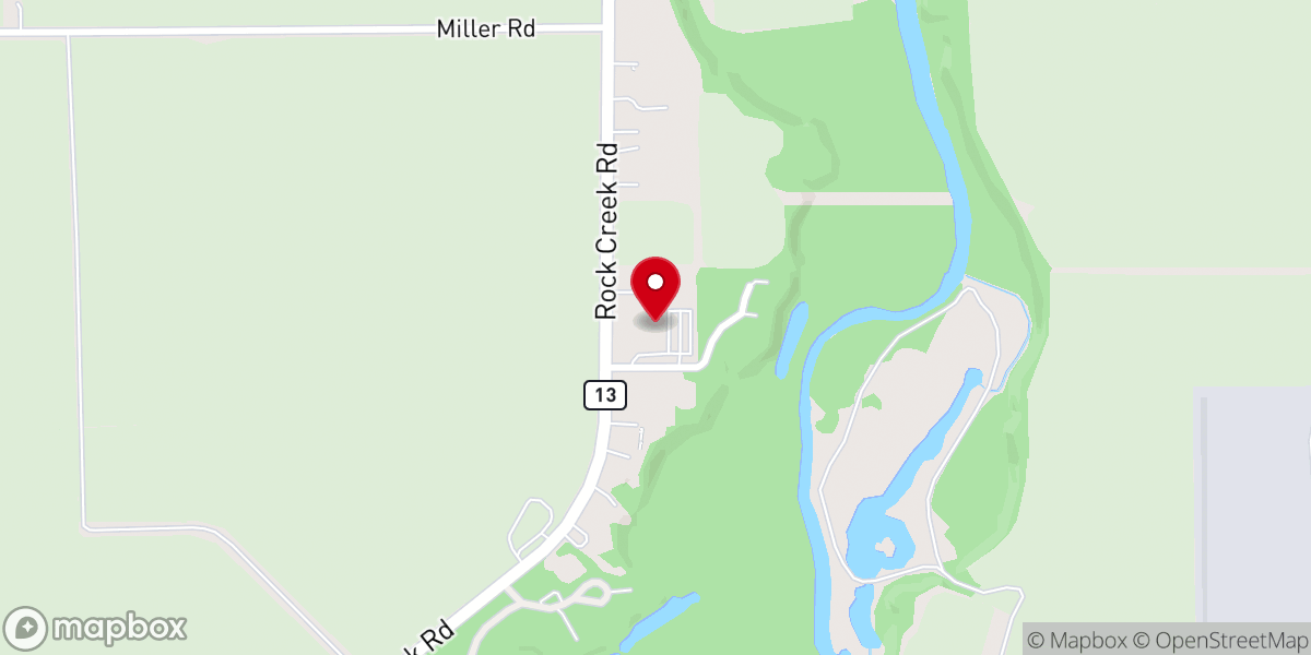 Map showing location of Plano Christian Church