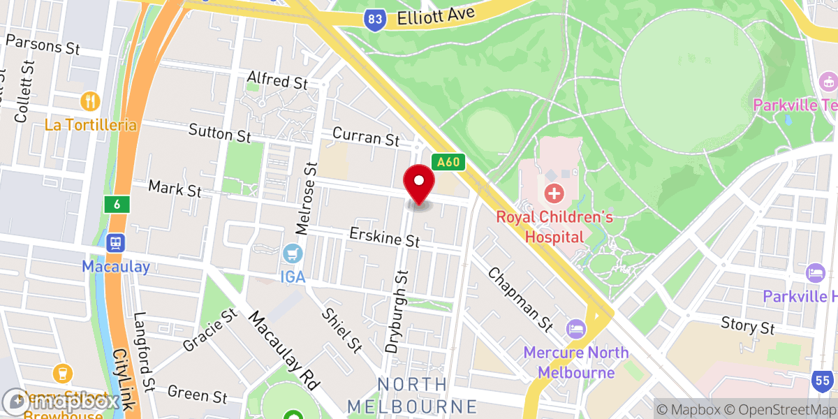 Map showing location of St Michael's Catholic Church