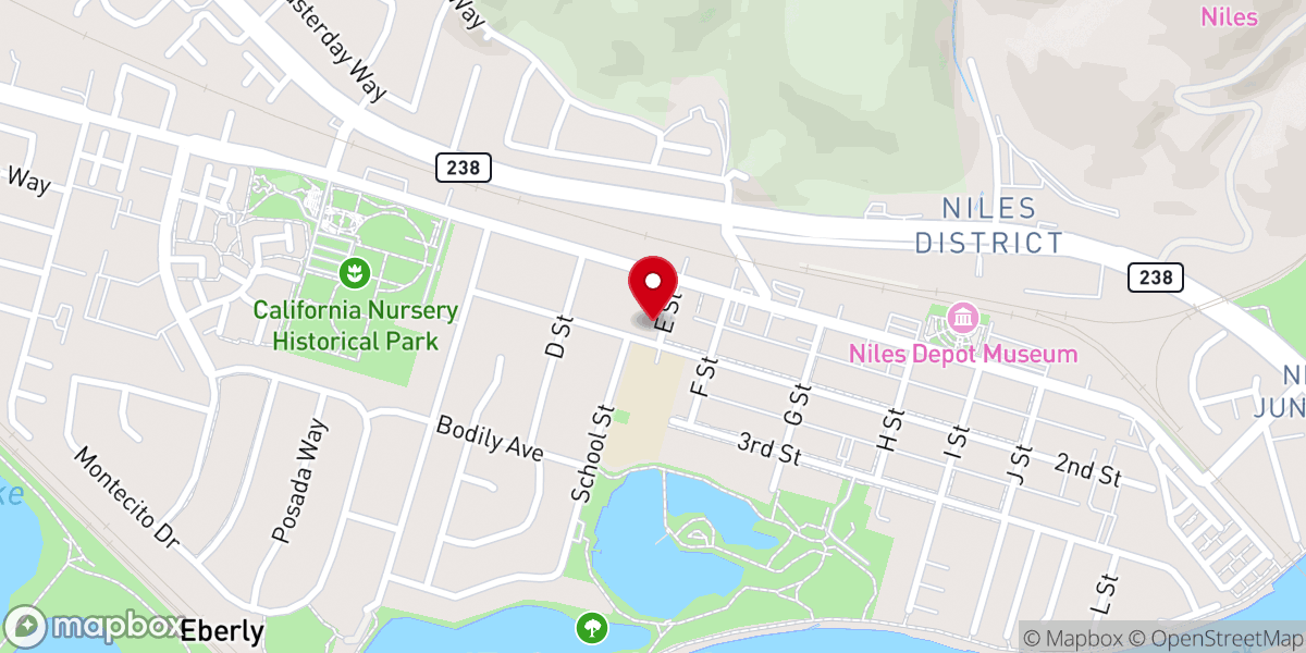 Map showing location of Grace Tabernacle Baptist Church