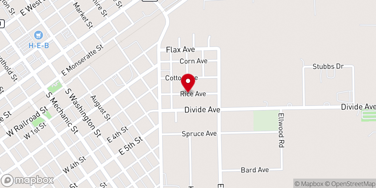 Map showing location of St James Full Gospel