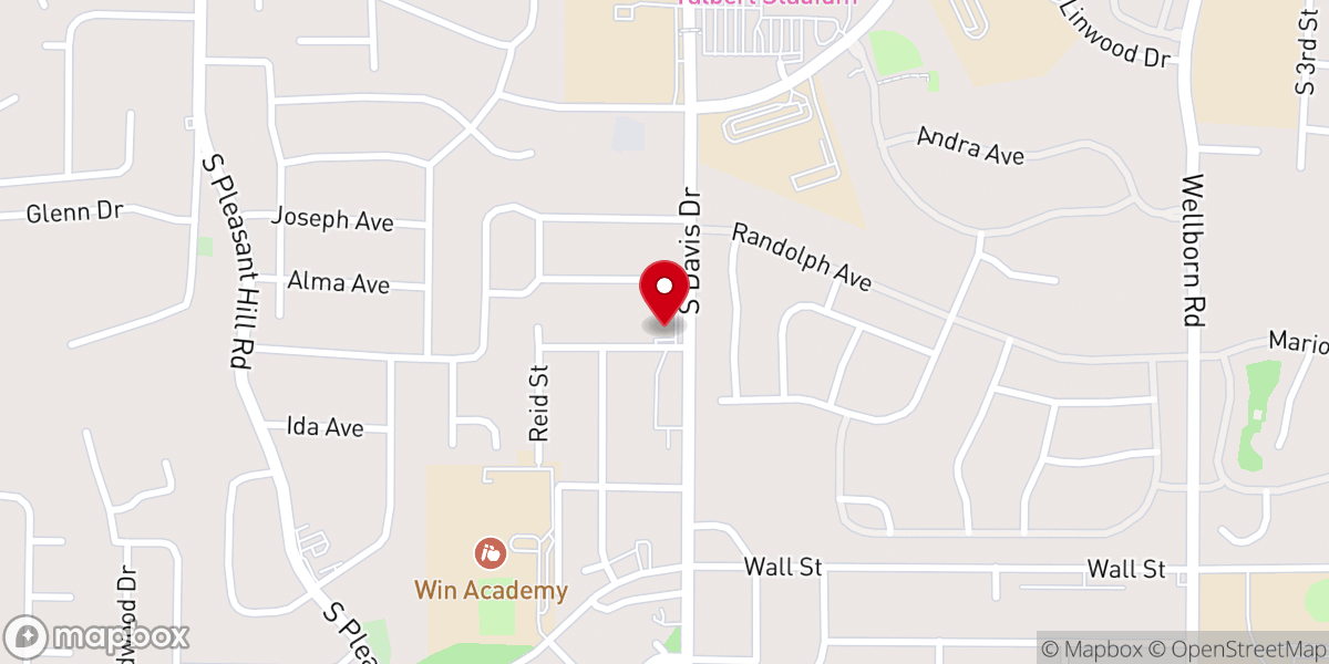 Map showing location of Union Grove Missionary Baptist Church -