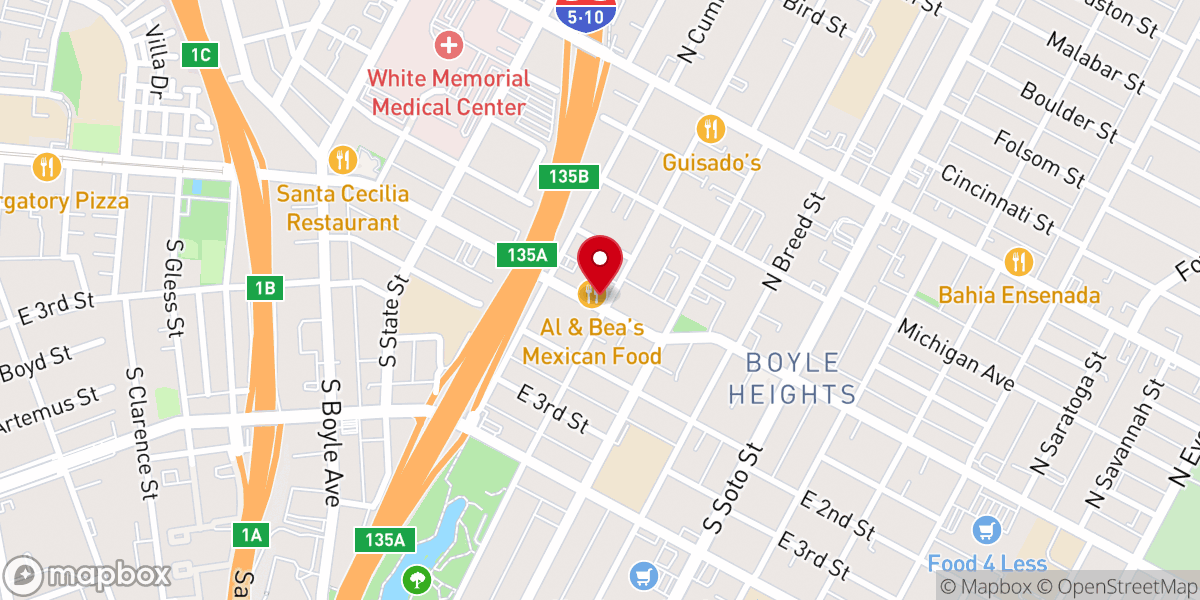 Map showing location of Victory Outreach / Alcance Victoria Bilingual Church E.L.A.