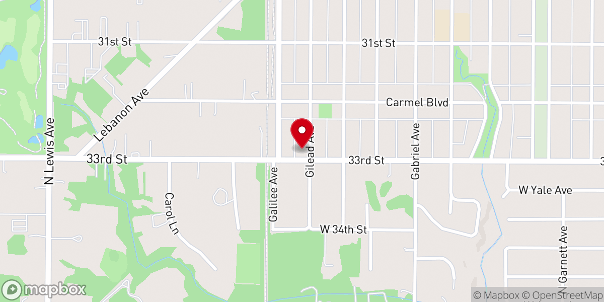 Map showing location of Pentecostal Ministries of the Apostolic Faith