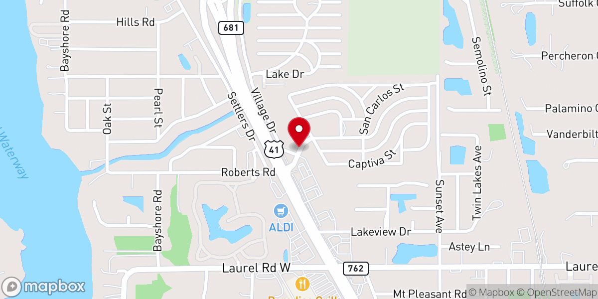 Map showing location of Community Covenant Church