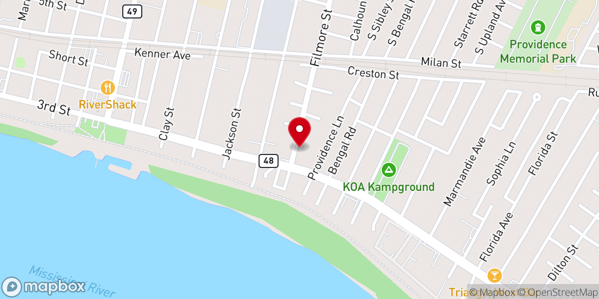 Map showing location of Community Missionary Baptist