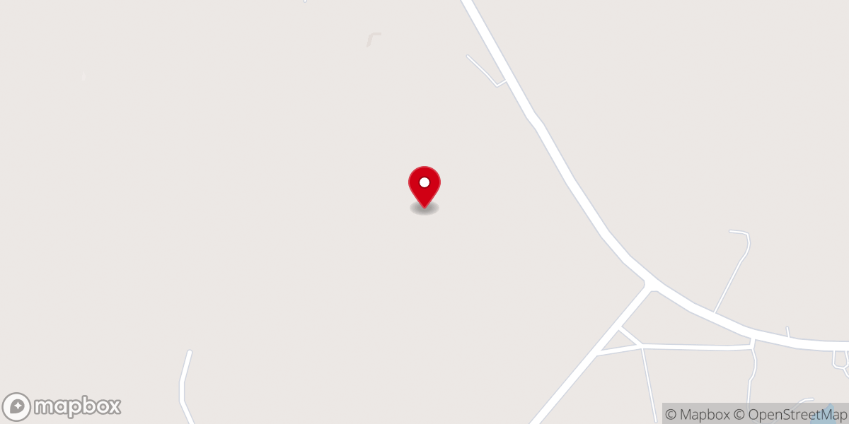 Map showing location of New Salem Baptist Church