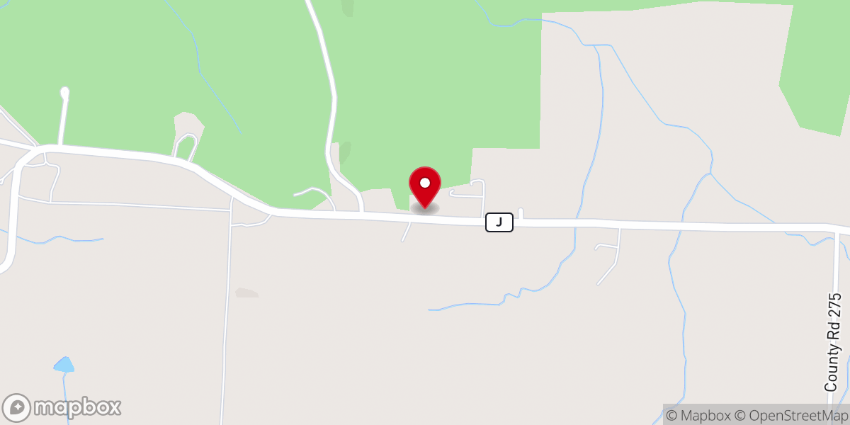 Map showing location of Bethel Southern Baptist Church
