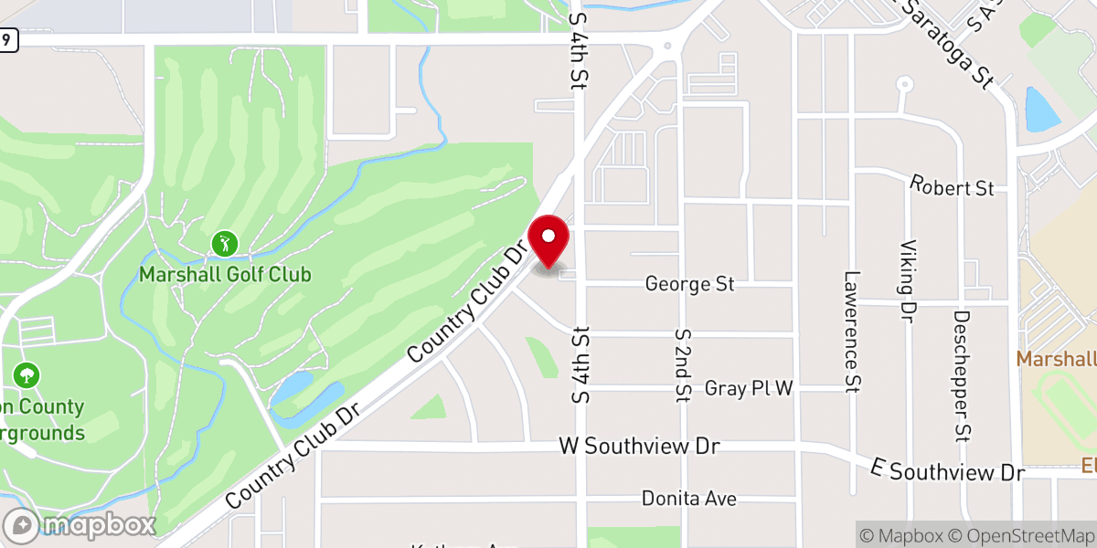Map showing location of New Worship Christian Church