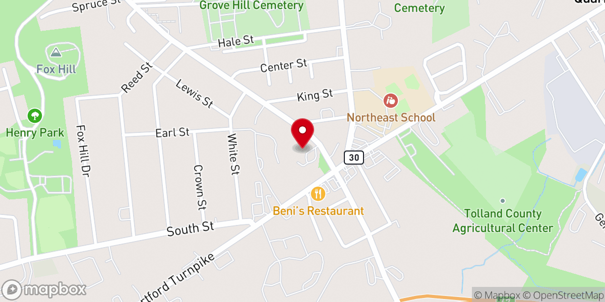 Map showing location of Rockville United Methodist Church