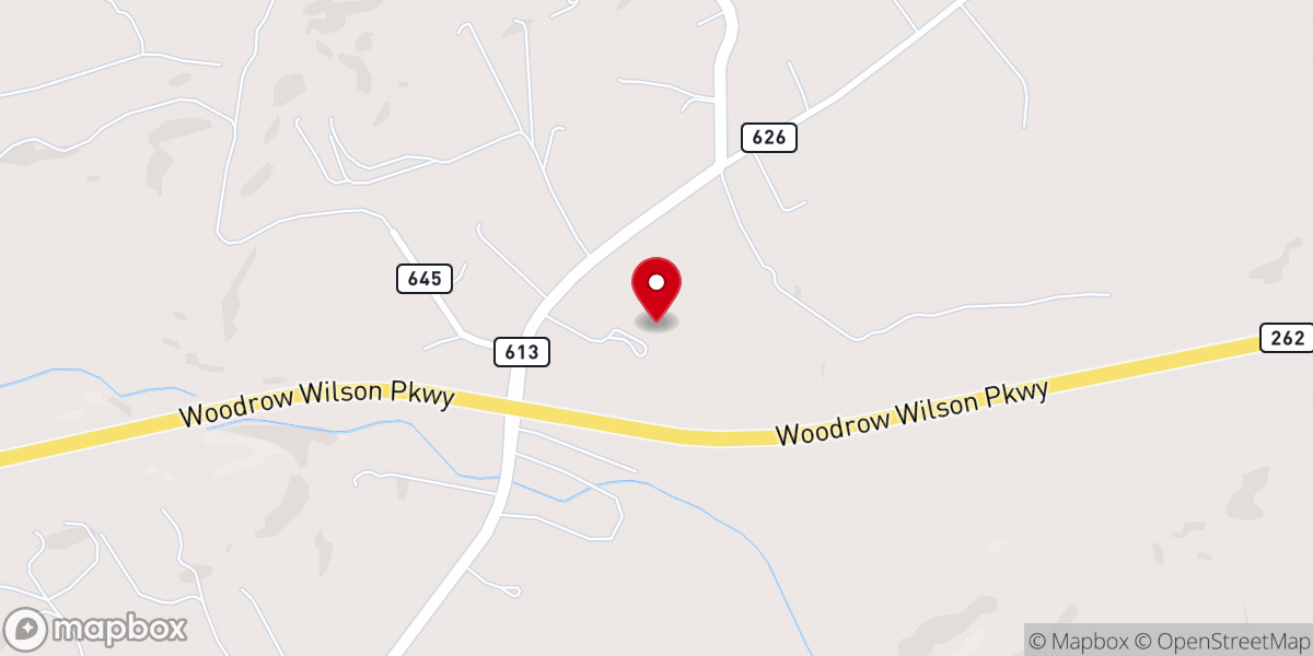 Map showing location of Emanuel Pilgrim Holiness Church
