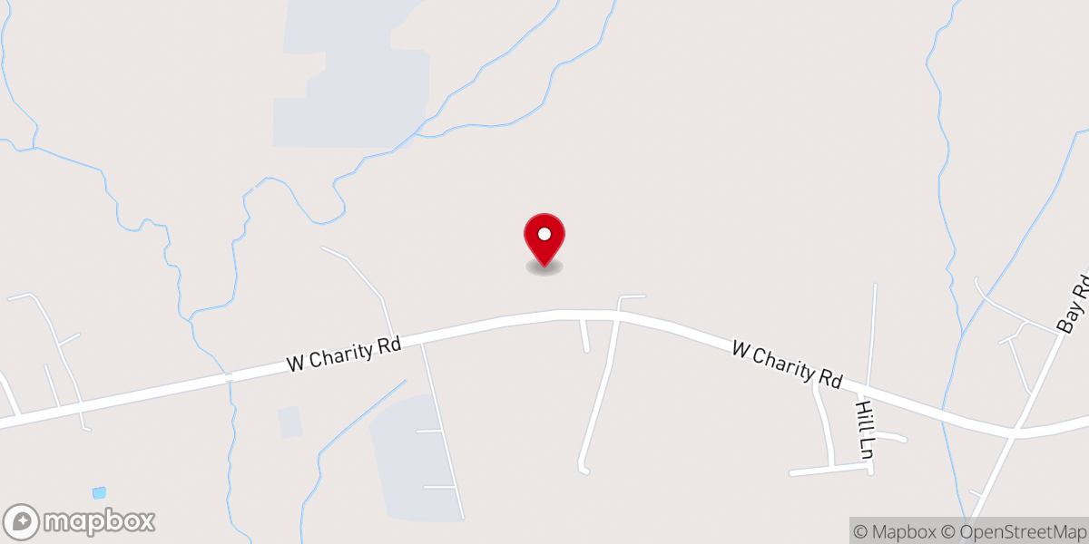 Map showing location of Charity Rebuild Center