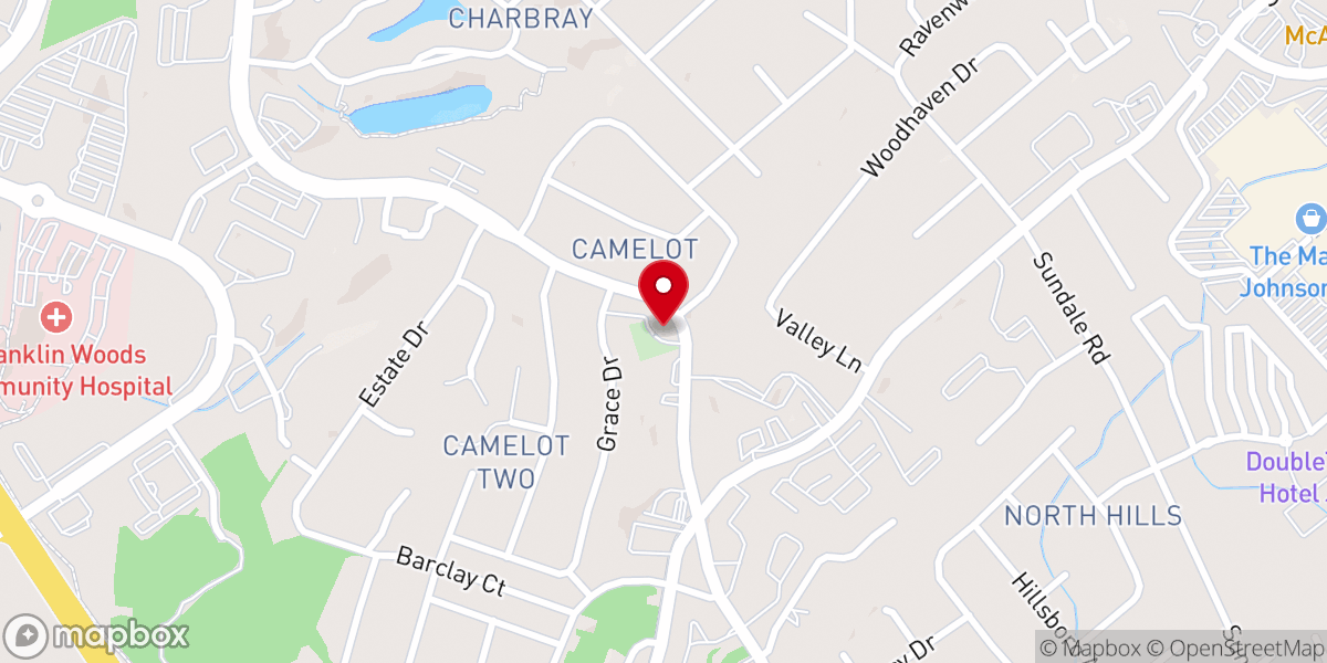 Map showing location of Iglesia Casa de Restauracion