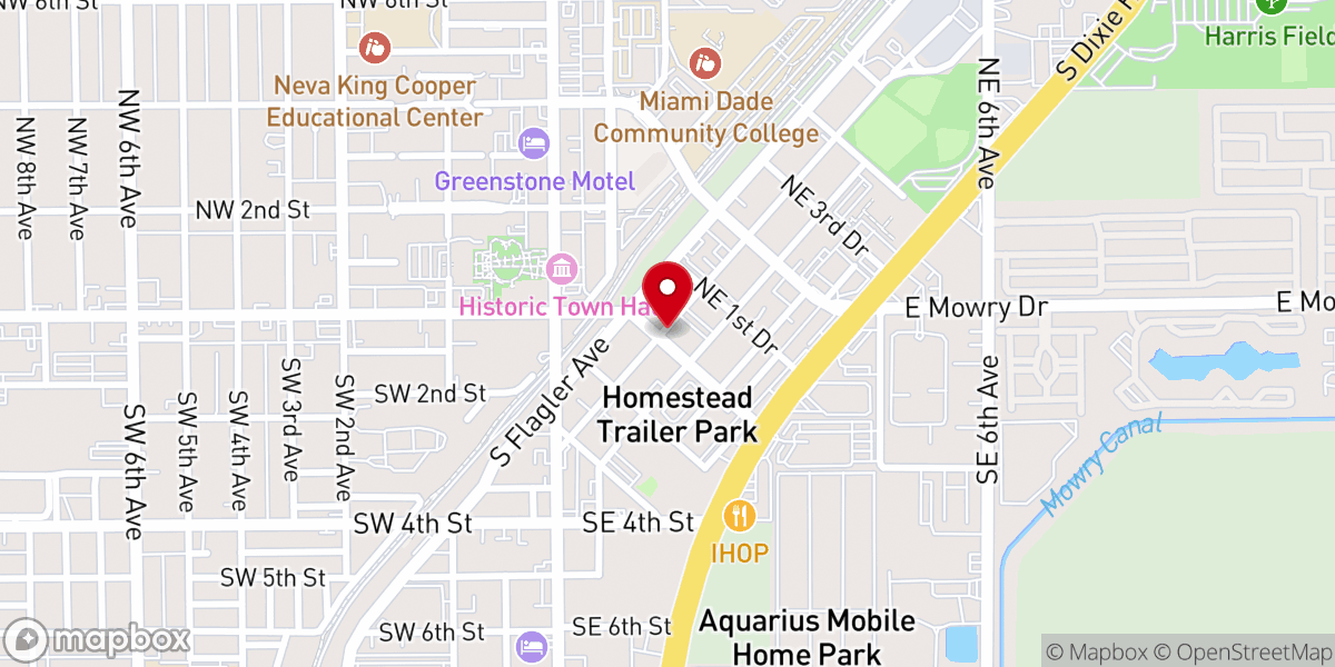 Map showing location of Iglesia Pentecostal Unida Latinoamericana