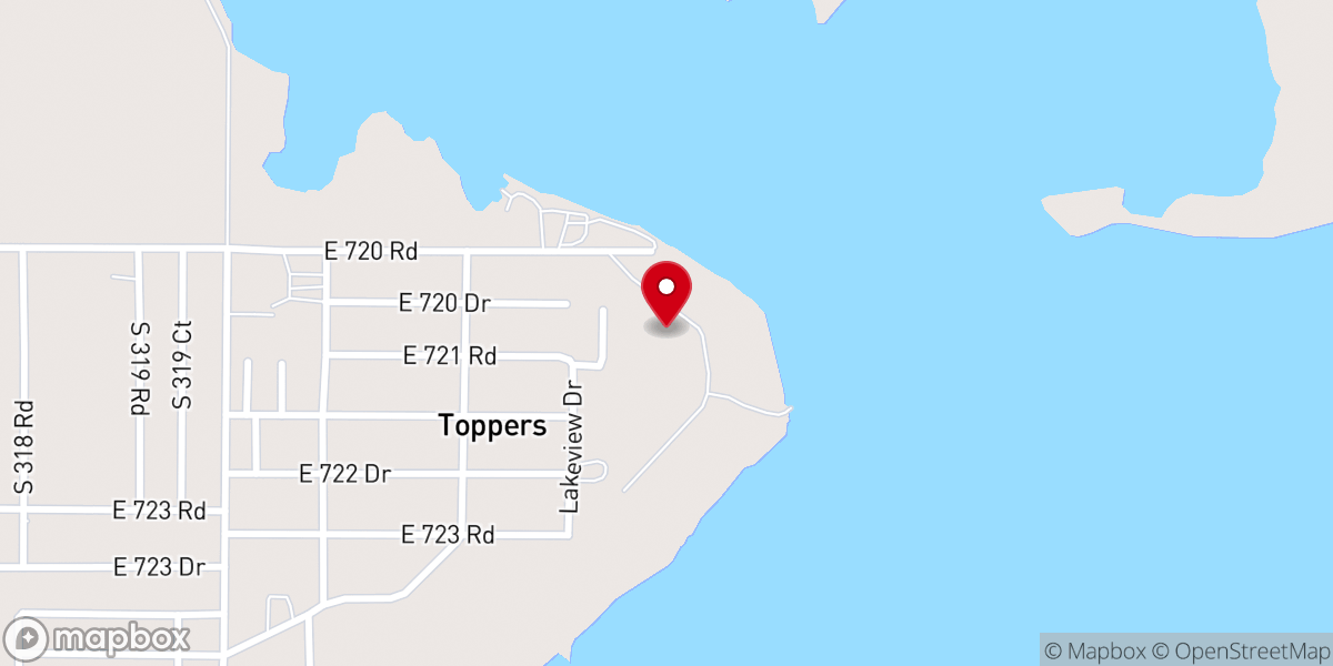 Map showing location of Freedom Point
