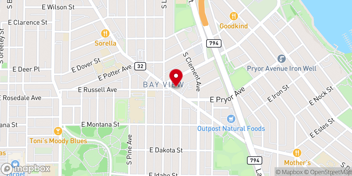 Map showing location of Church of the Immaculate Conception