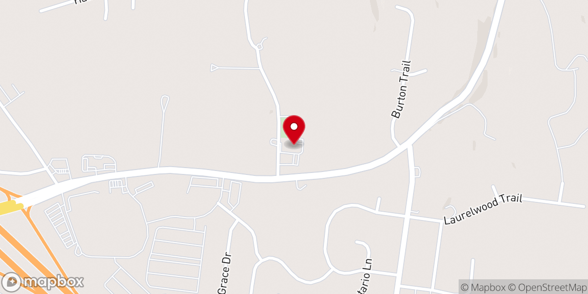 Map showing location of Living Hope Clarksville