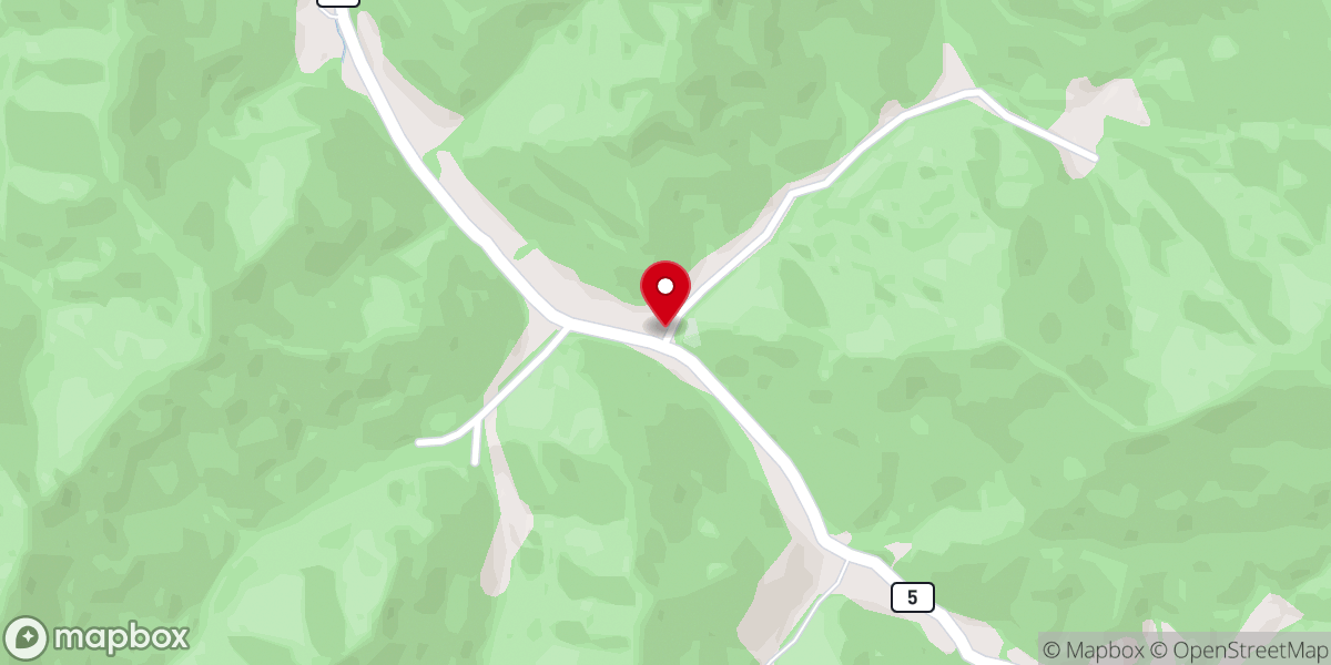 Map showing location of Hannah Church