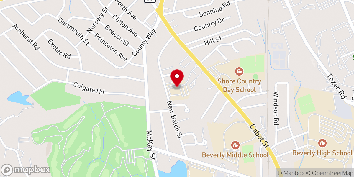 Map showing location of Saints Academy