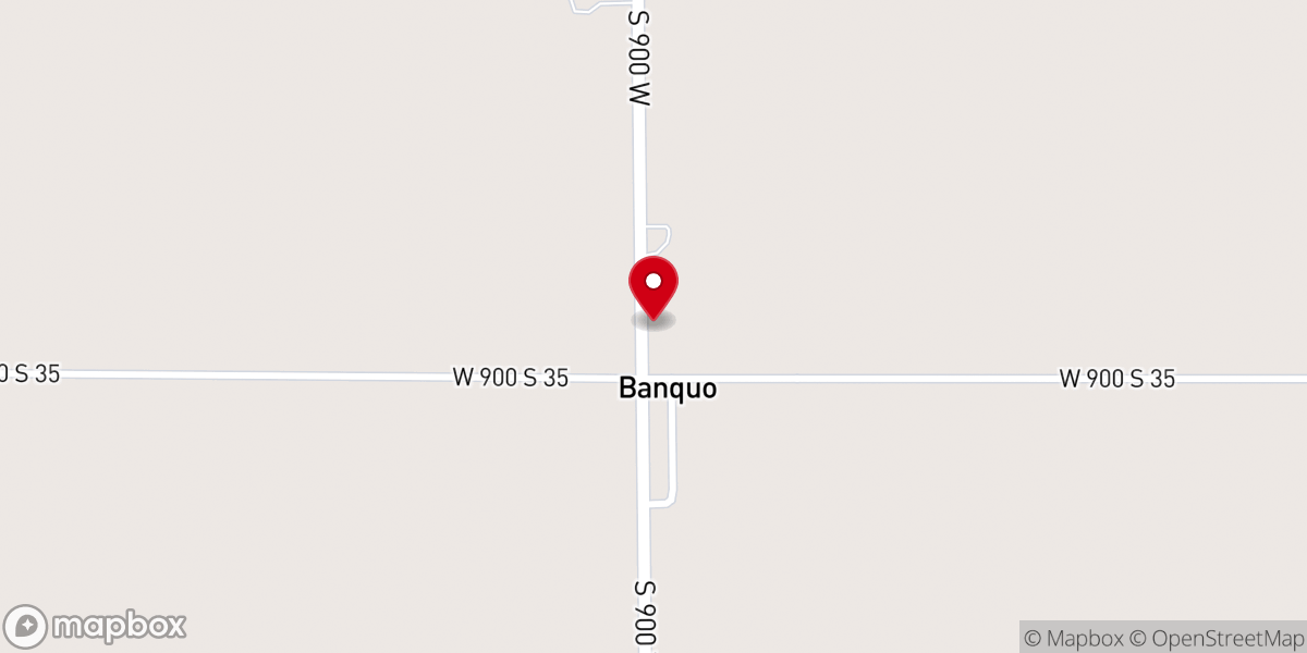 Map showing location of Banquo Parsonage