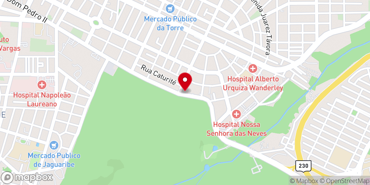 Map showing location of Comunidade Católica Shalom