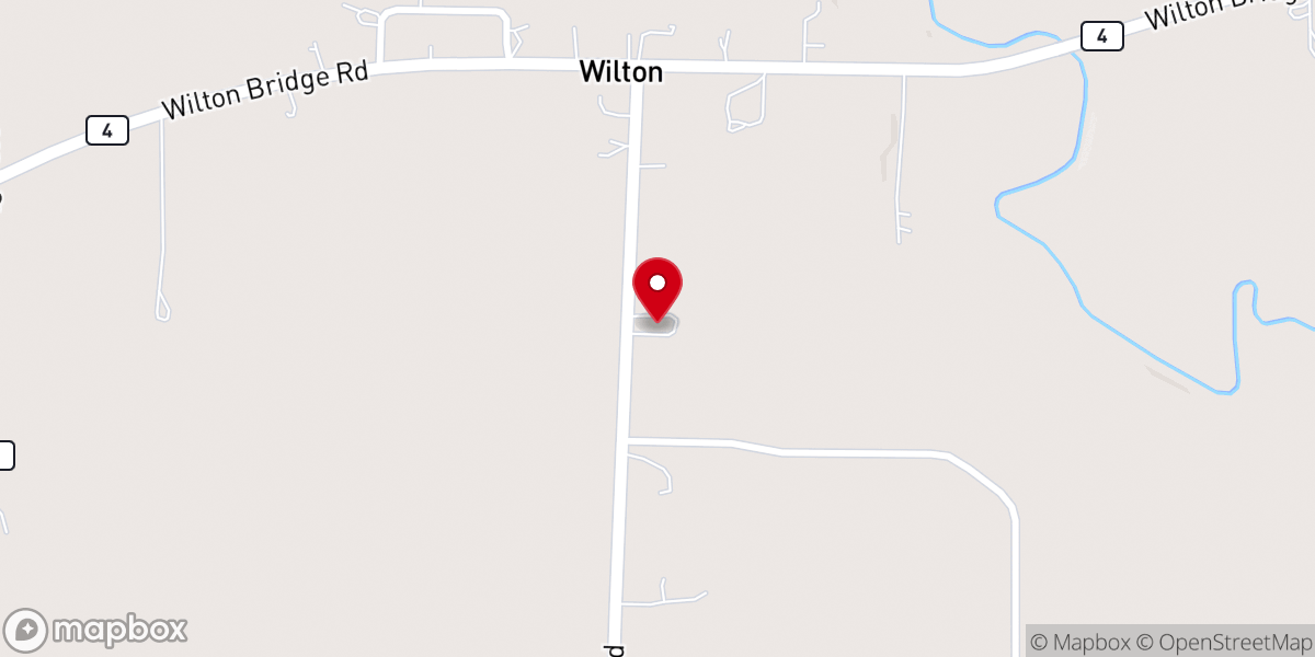 Map showing location of Trinity Lutheran Church