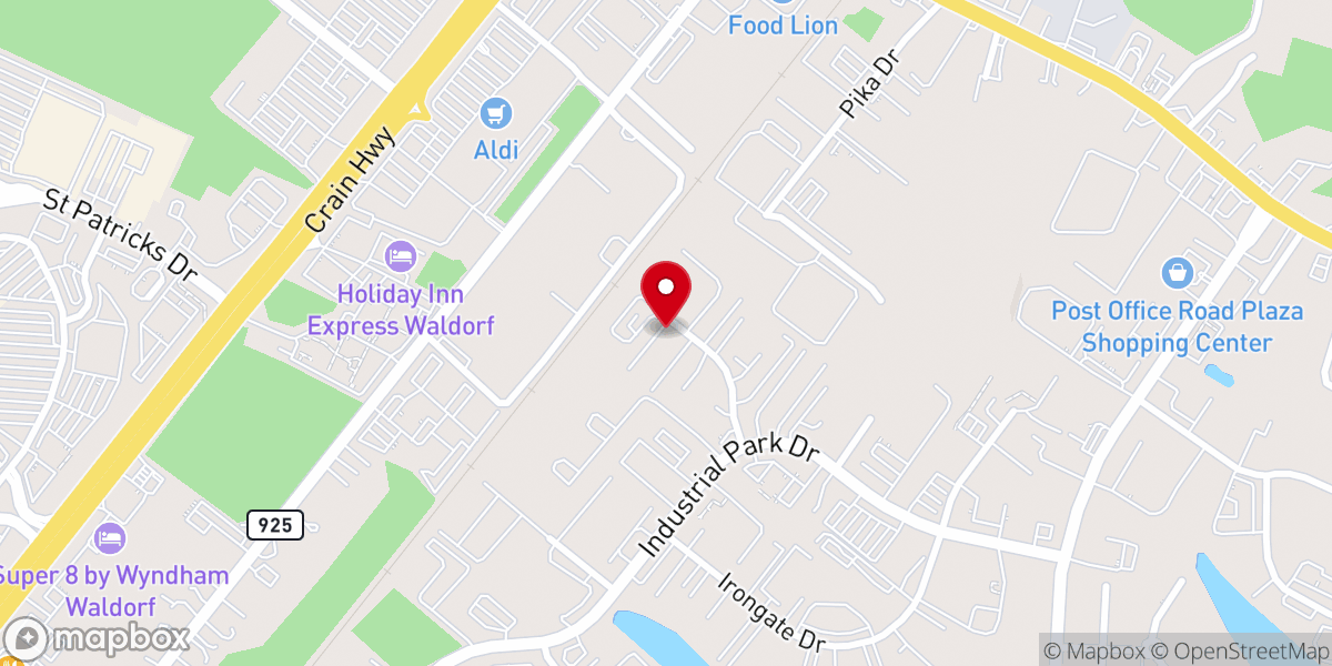 Map showing location of Waldorf Assembly-Jesus Christ