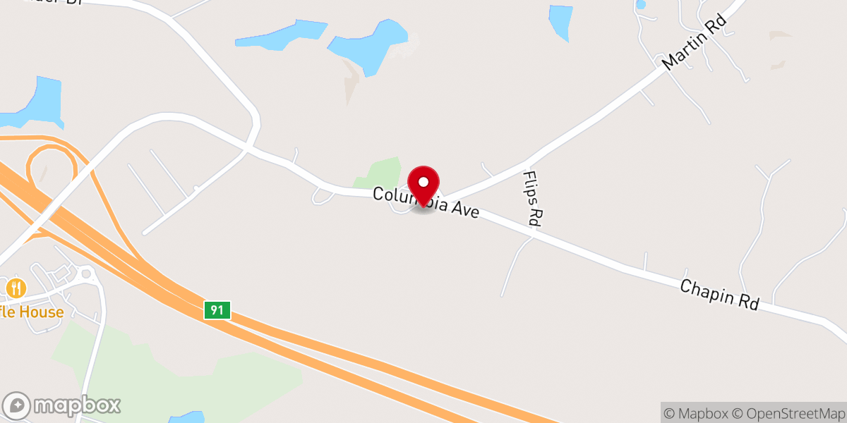 Map showing location of Saint Jacob's Lutheran Church