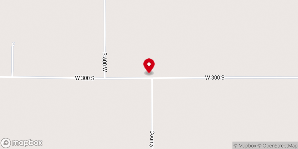 Map showing location of Prairie Grove Church
