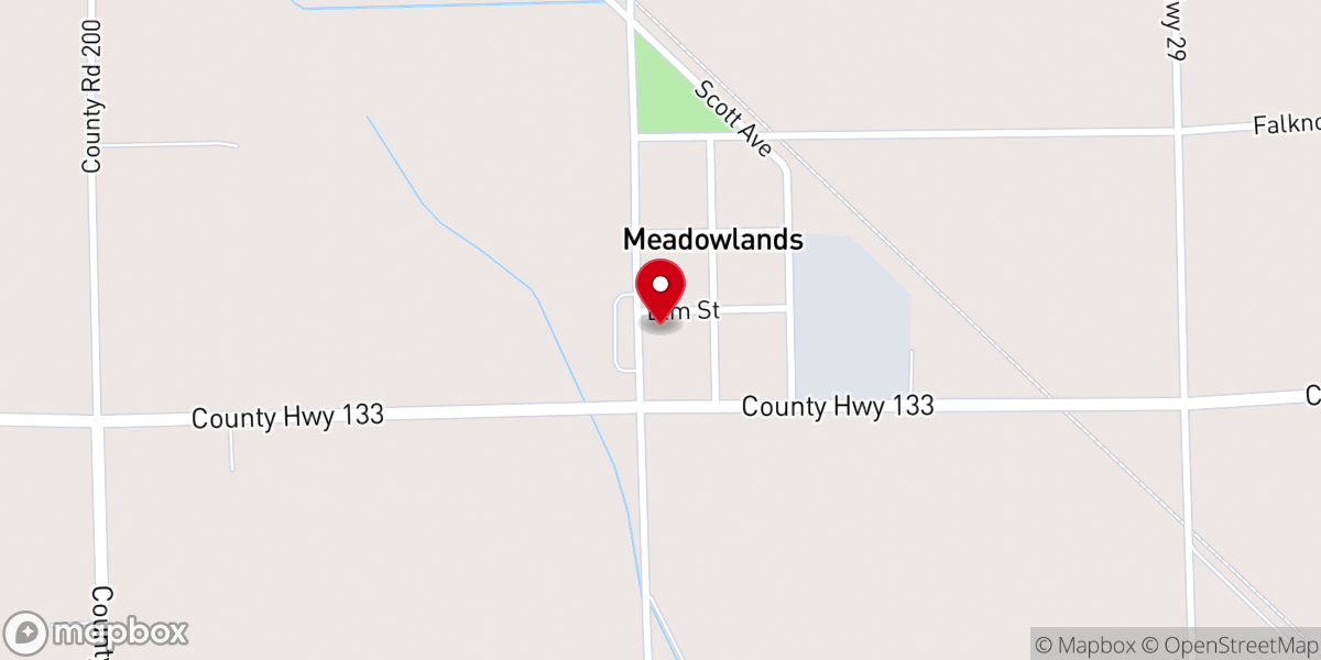 Map showing location of Christian Way Fellowship AOG
