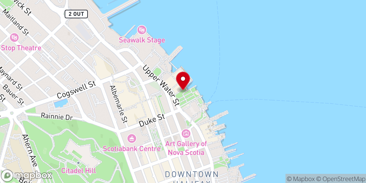 Map showing location of The Lower Deck