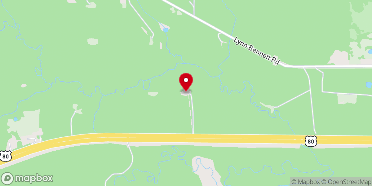 Map showing location of Fourth Creek Methodist Church