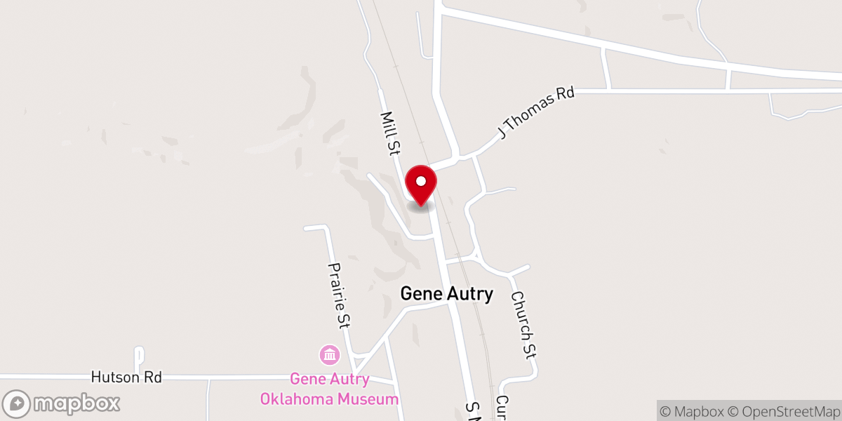 Map showing location of United Methodist Church