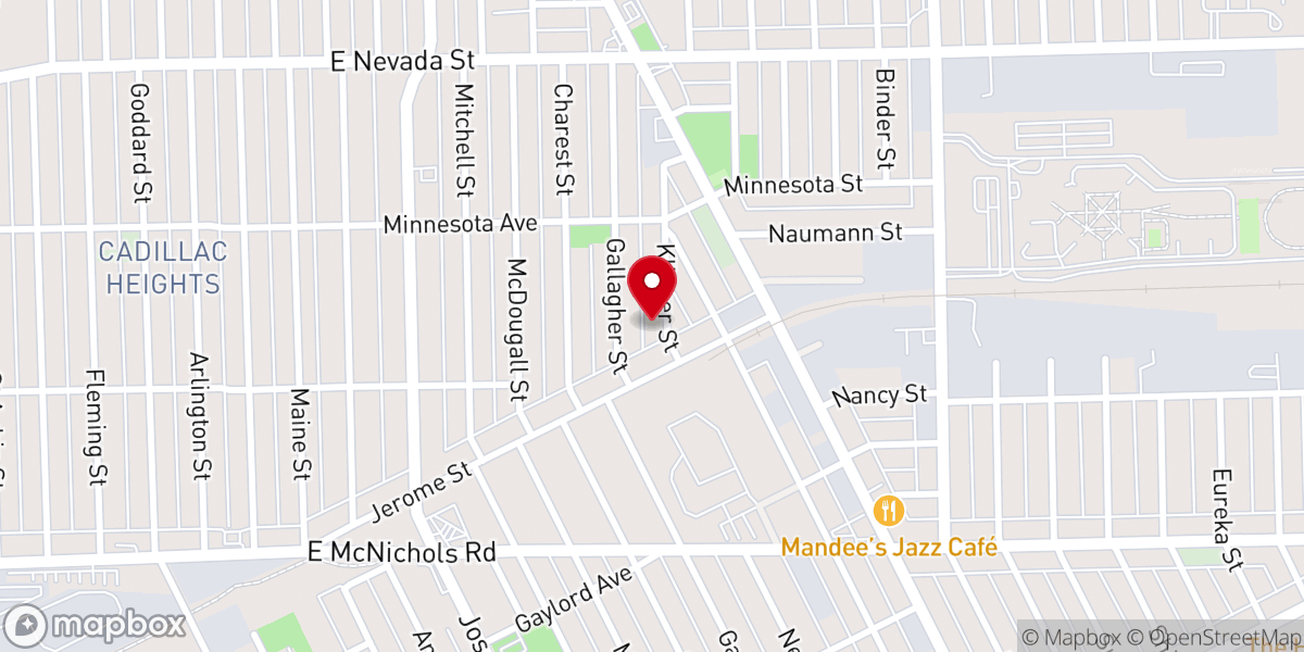 Map showing location of Blood Covenant Church of God in Jesus Christ