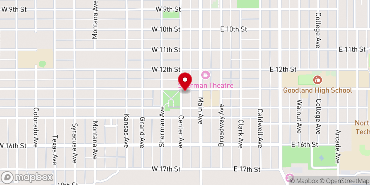 Map showing location of Saint Paul's Episcopal Church
