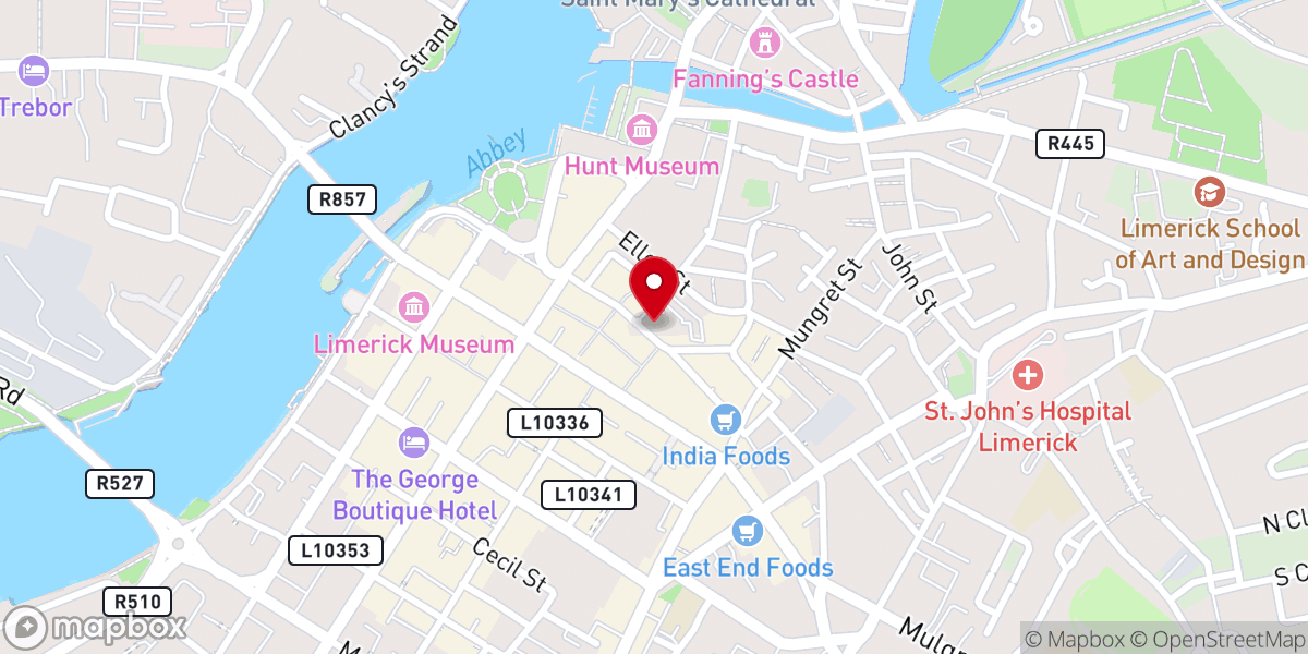 Map showing location of St Michael's