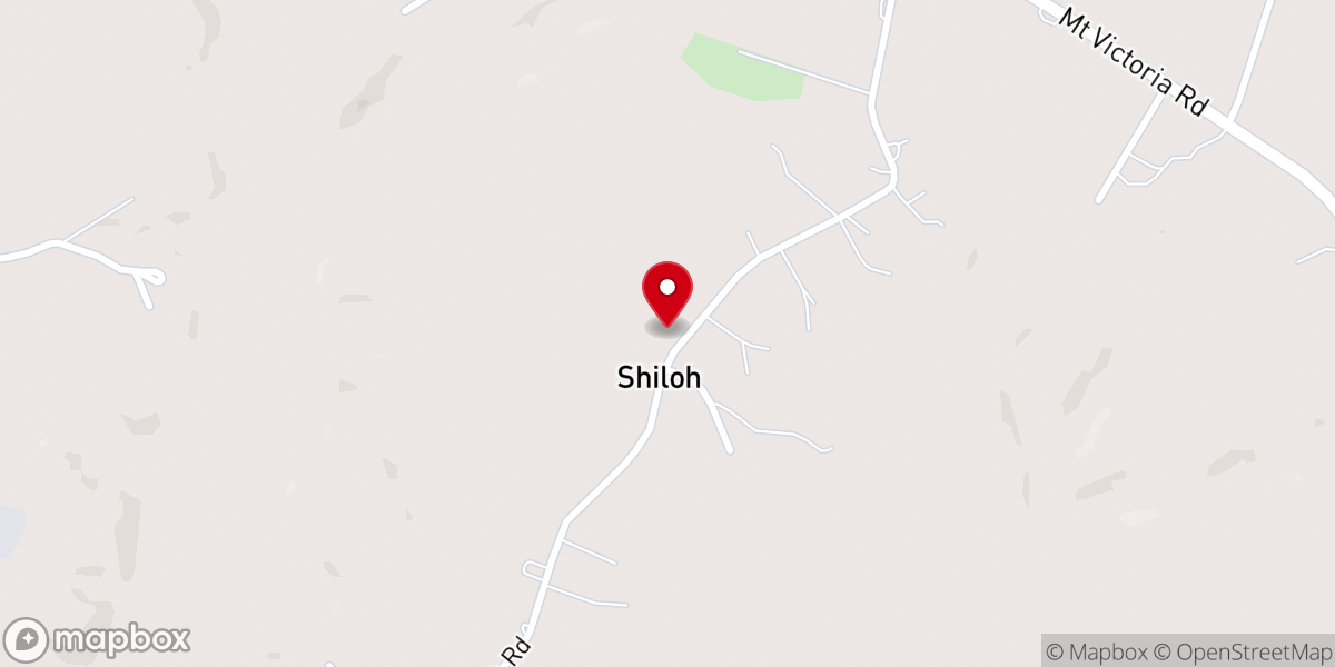 Map showing location of Shiloh Community United Methodist