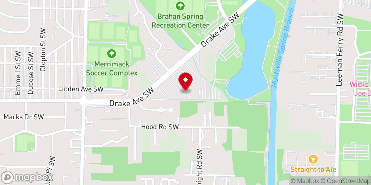 Map showing location of Abounding Love Ministries