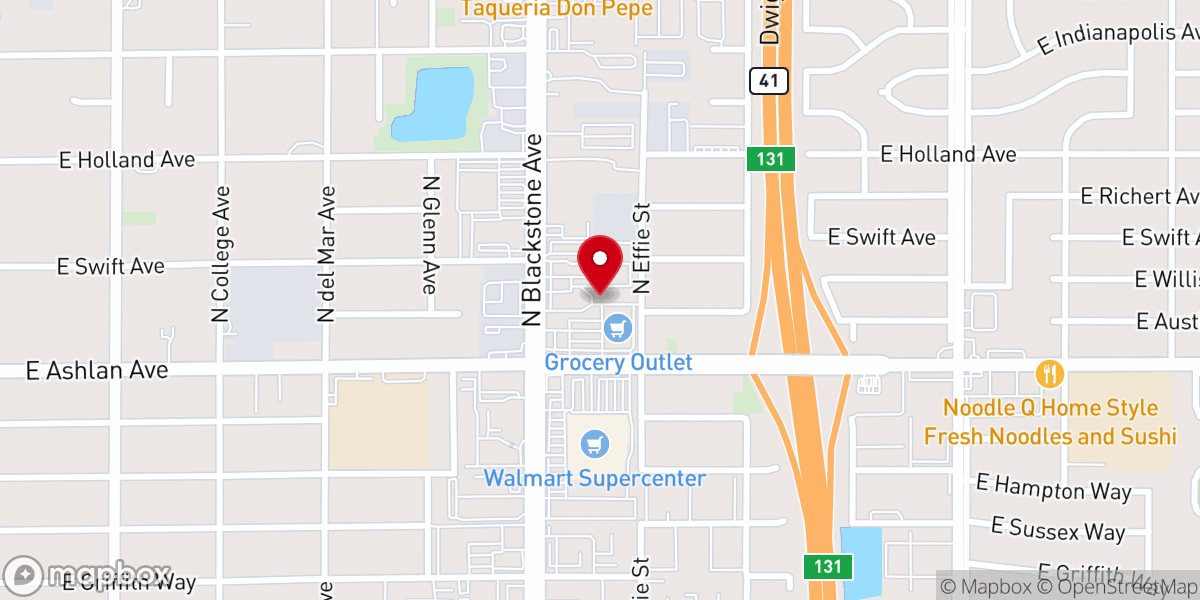Map showing location of Healing and Miracles Ministries