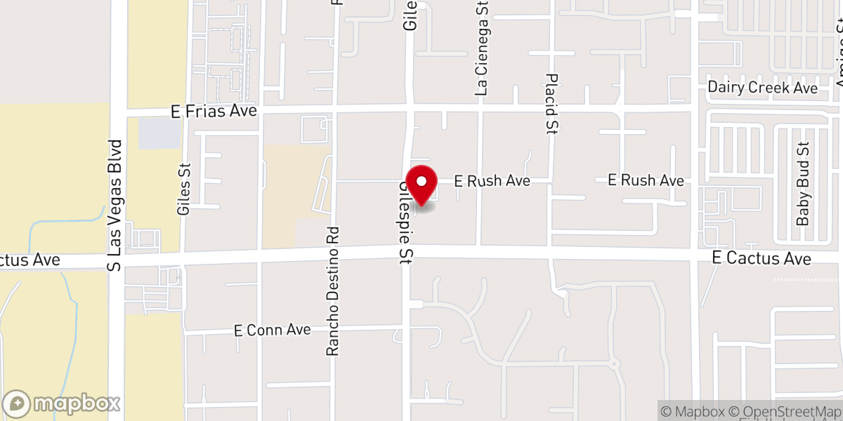 Map showing location of Epihany Episcopal Church