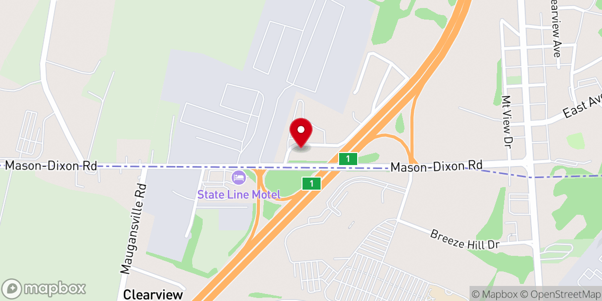 Map showing location of Berean Bible Fellowship