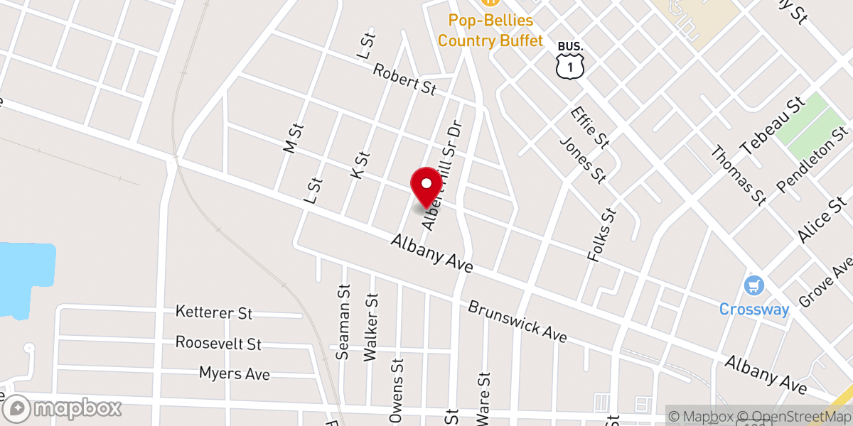 Map showing location of Church of God